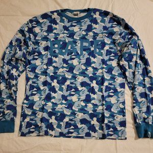 Bape long sleeve shirt.  Size Large.